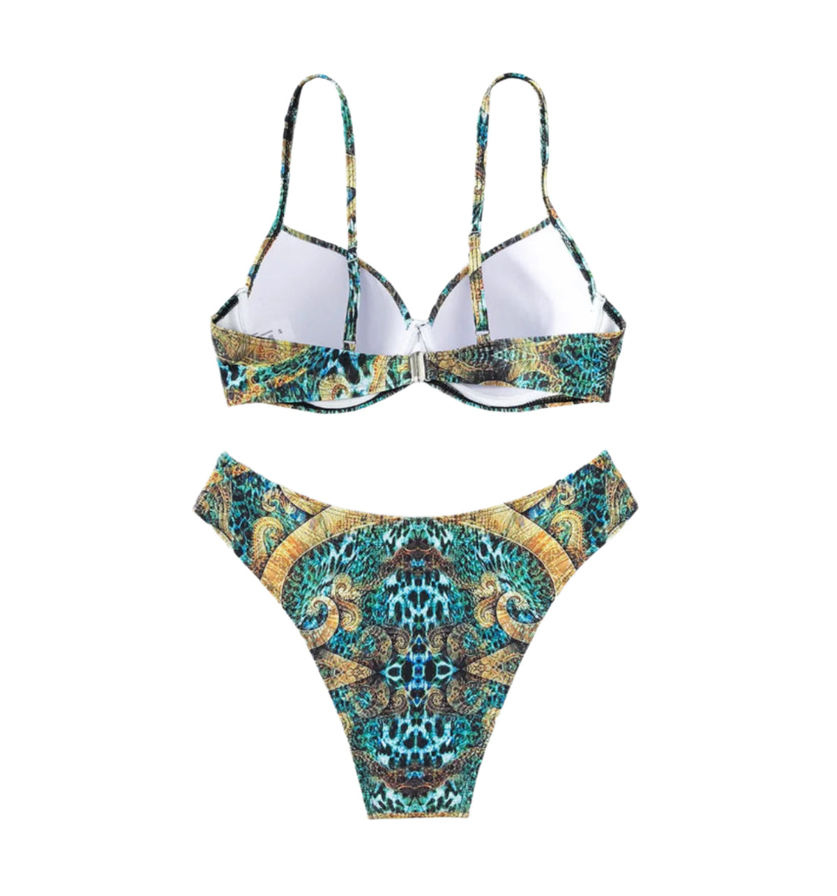 Bikini Totémique Tribal Femme – Maillot de bain sexy à motif animalier, Confortable et Élégant, Tailles S à XL