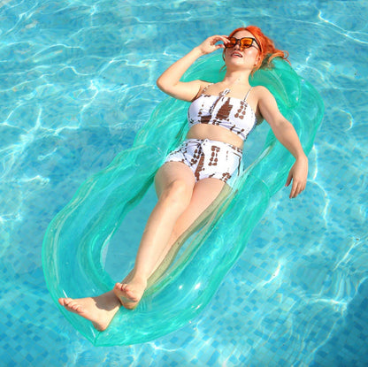 Women's Boho High Waist Lace Swimsuit – Elegance and Comfort at the Beach