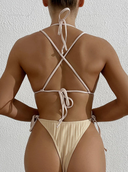Maillot de bain une pièce féminin sexy avec découpes audacieuses – Confort et élégance pour l'été