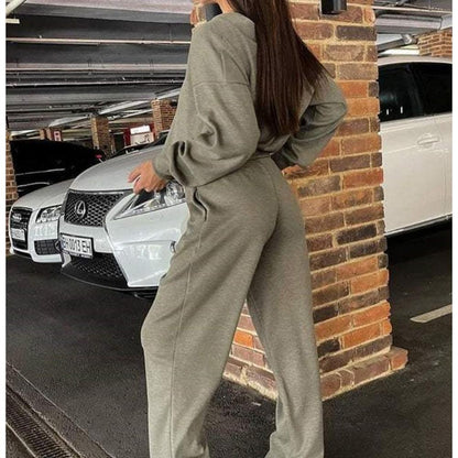Ensemble de vêtements d'intérieur en tricot doux pour femmes – Cardigan ample et pantalon confortable Tailles S à XL