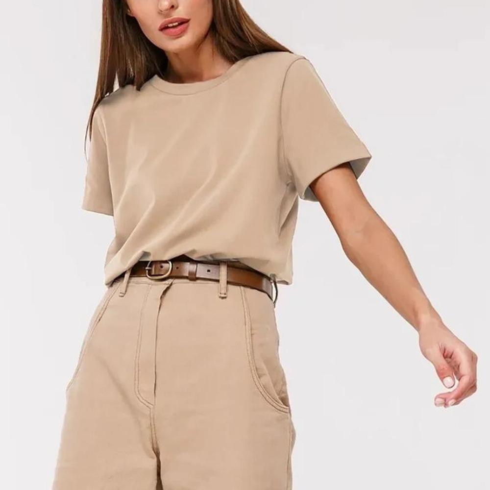 Variant image for T-Shirt Homme en Coton Doux – Col Rond, Coupe Droite, Idéal pour Look Décontracté et Bureau-16